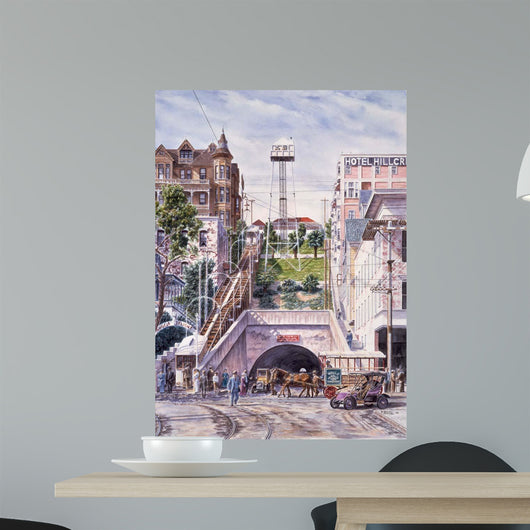 Angel's Flight Ca 1906 Wall Decal