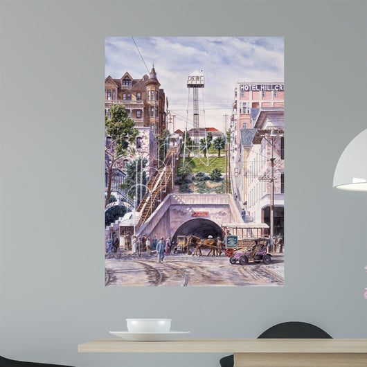 Angel's Flight Ca 1906 Wall Decal