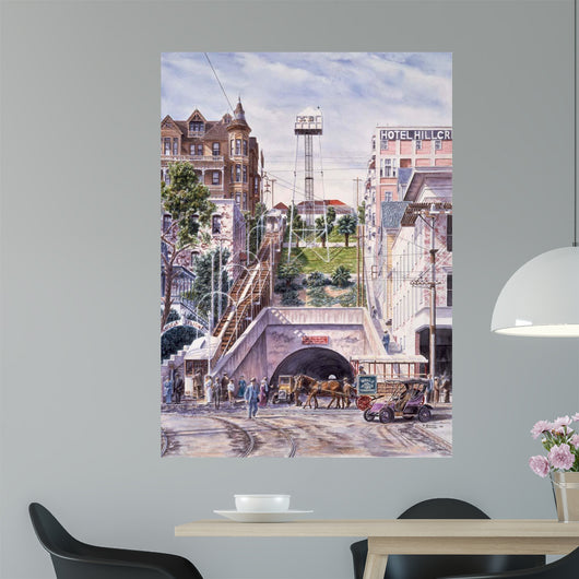 Angel's Flight Ca 1906 Wall Decal