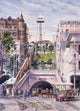 Angel's Flight Ca 1906 Wall Decal