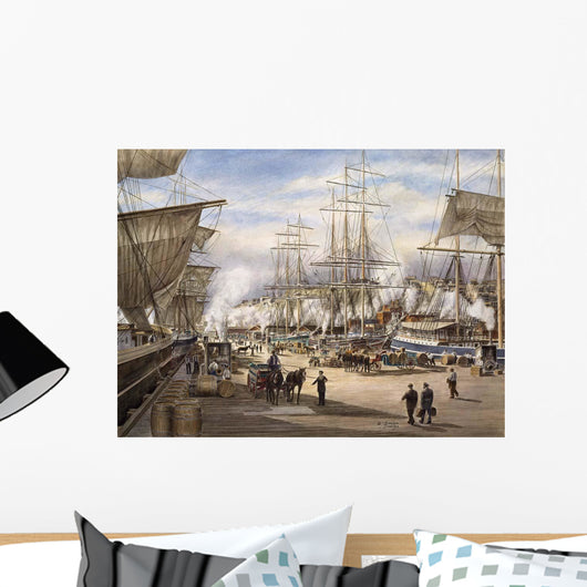 Green St Wharf Wall Decal