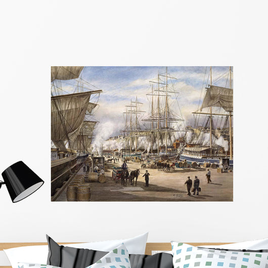 Green St Wharf Wall Decal