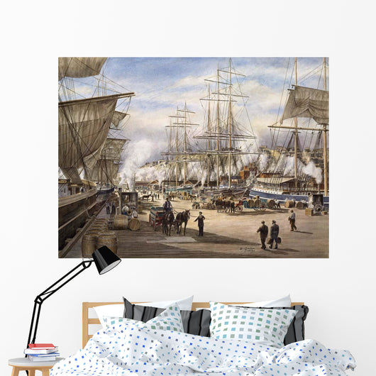 Green St Wharf Wall Decal