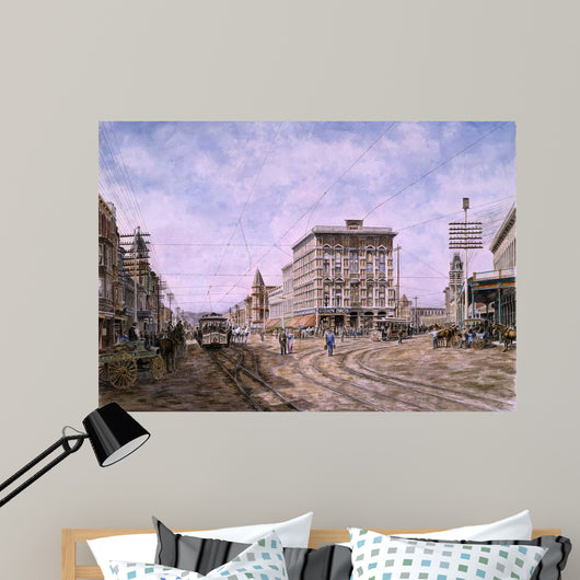 Los Angeles Looking South Wall Decal