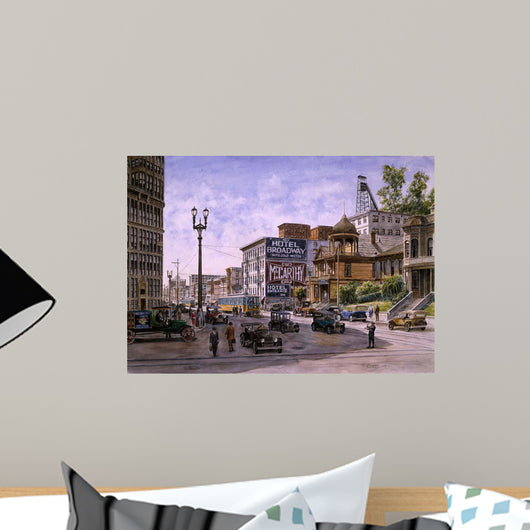 Los Angeles Temple Broadway Wall Decal