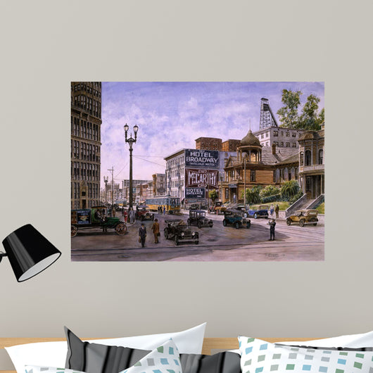 Los Angeles Temple Broadway Wall Decal