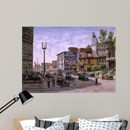 Los Angeles Temple Broadway Wall Decal
