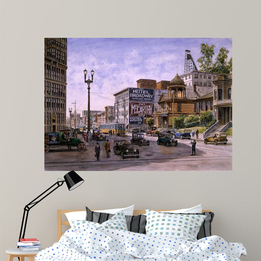 Los Angeles Temple Broadway Wall Decal