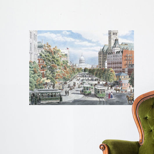 Washington Dc Gridlock Wall Decal