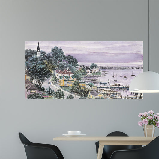 Sunset East Bay Mackinac Wall Decal