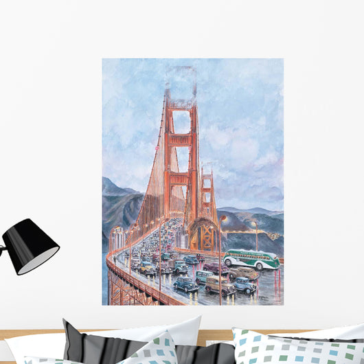 Golden Gate Bridge Wall Decal