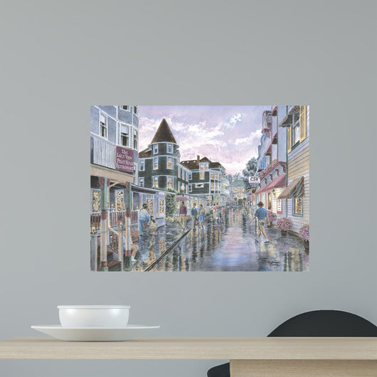 Mackinaw Sunset Wall Decal
