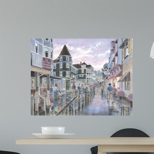 Mackinaw Sunset Wall Decal