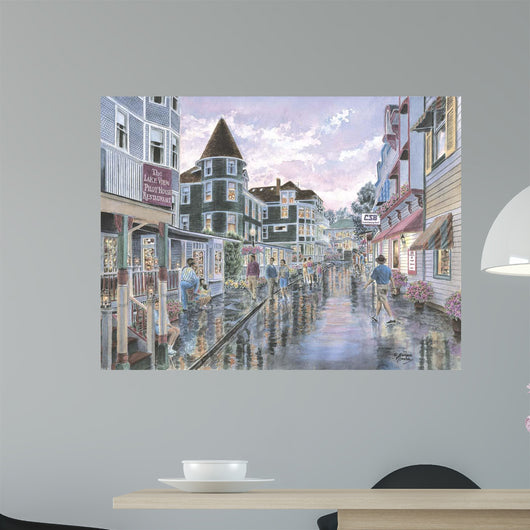 Mackinaw Sunset Wall Decal