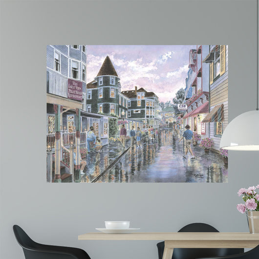 Mackinaw Sunset Wall Decal