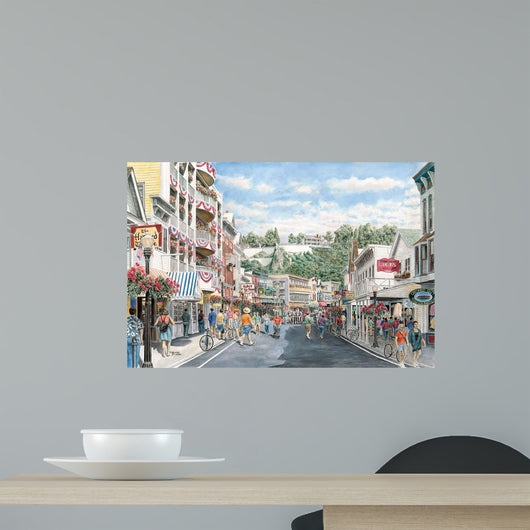 Main St Mackinaw Wall Decal