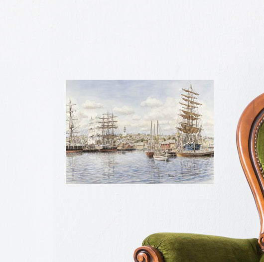 Nantucket Ca 1865 Wall Decal Design 1