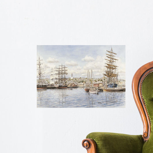 Nantucket Ca 1865 Wall Decal Design 1