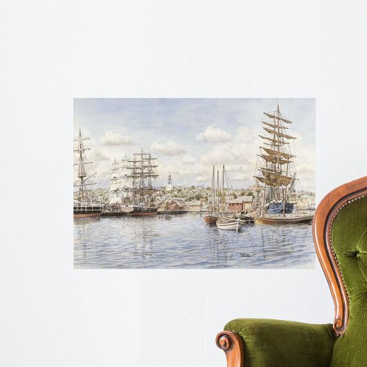 Nantucket Ca 1865 Wall Decal Design 1