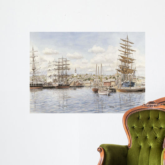 Nantucket Ca 1865 Wall Decal Design 1