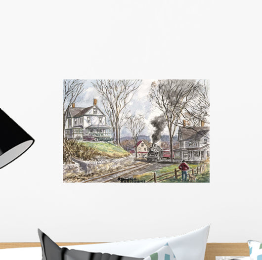 Fall Train Wall Decal