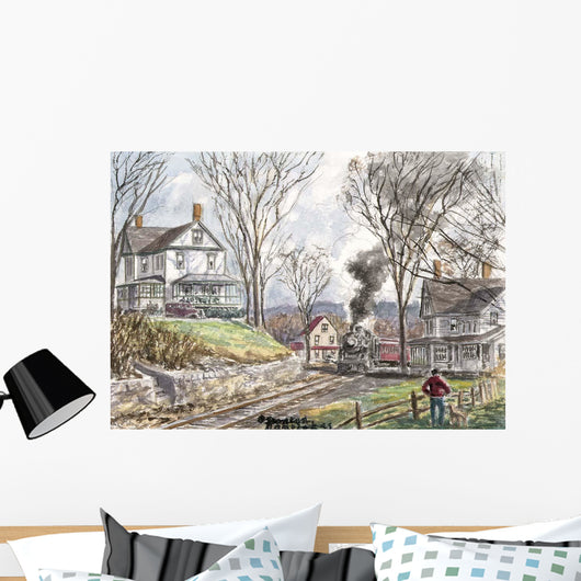 Fall Train Wall Decal