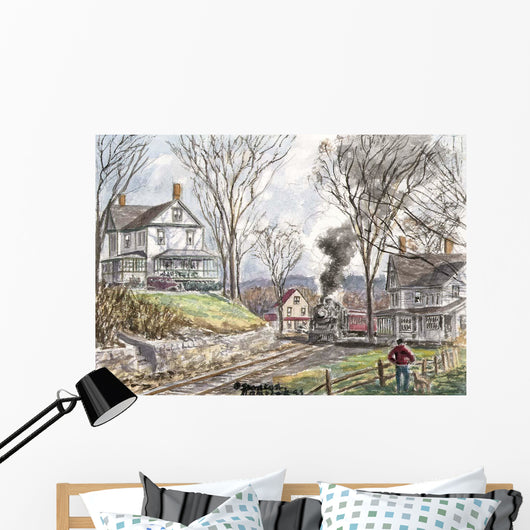 Fall Train Wall Decal