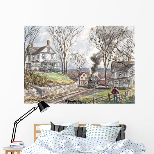 Fall Train Wall Decal