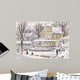 Happy Holiday Tan Wall Decal