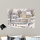 Happy Holiday Tan Wall Decal