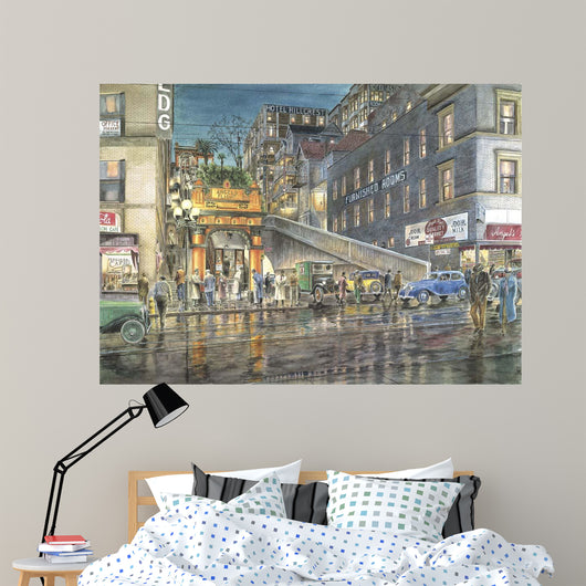 Flight Night Wall Decal