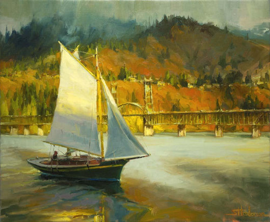 Autumn Sail Wall Decal