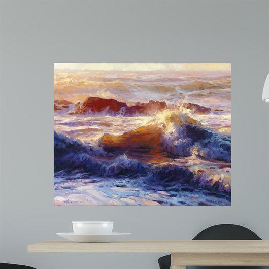 Opalescent Sea Wall Decal