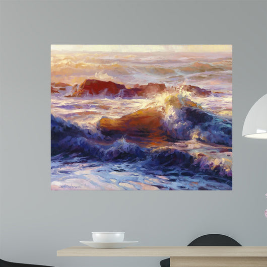 Opalescent Sea Wall Decal