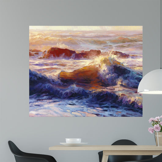 Opalescent Sea Wall Decal