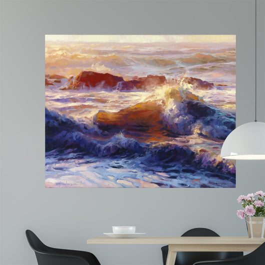 Opalescent Sea Wall Decal