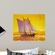 Golden Sea Wall Decal