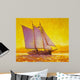 Golden Sea Wall Decal
