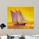 Golden Sea Wall Decal