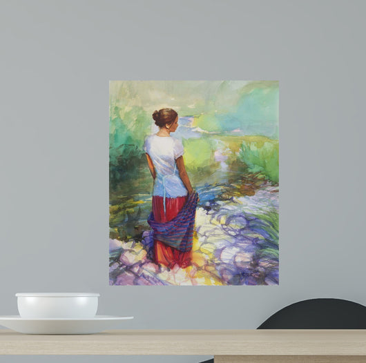 Riverside Muse Wall Decal