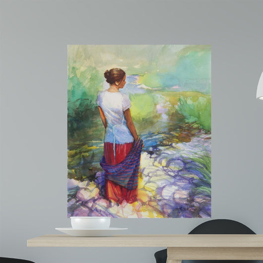 Riverside Muse Wall Decal