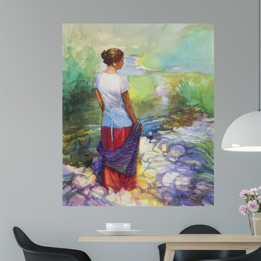 Riverside Muse Wall Decal