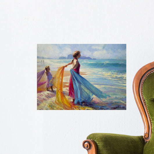 Into Surf Wall Decal