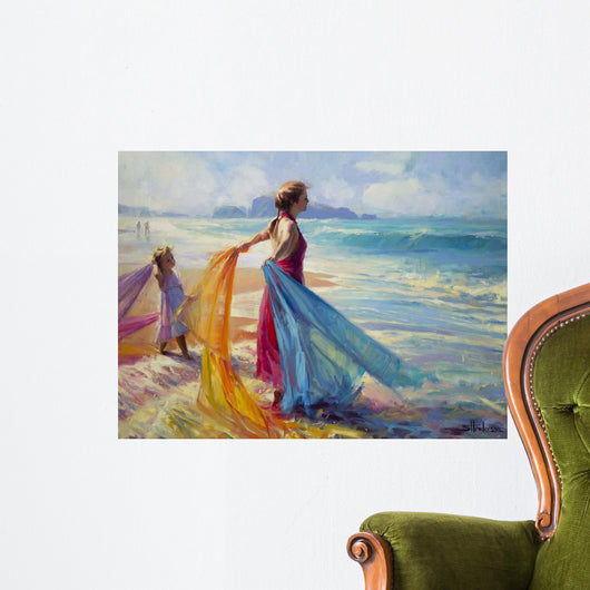 Into Surf Wall Decal