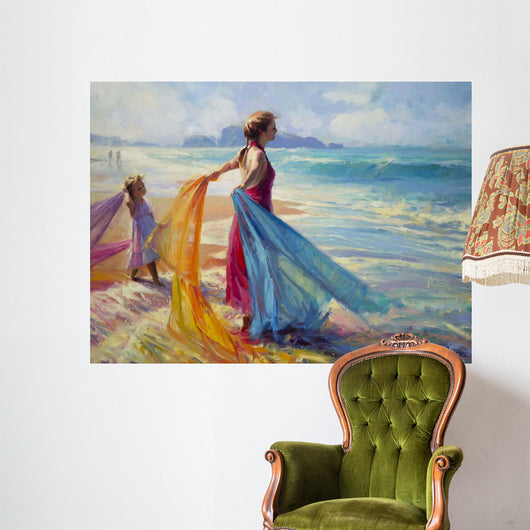 Into Surf Wall Decal