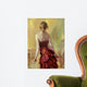 Girl Copper Dress 1 Wall Decal