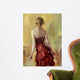 Girl Copper Dress 1 Wall Decal