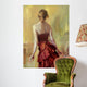 Girl Copper Dress 1 Wall Decal