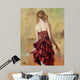 Girl Copper Dress 2 Wall Decal