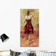 Girl Copper Dress 3 Wall Decal